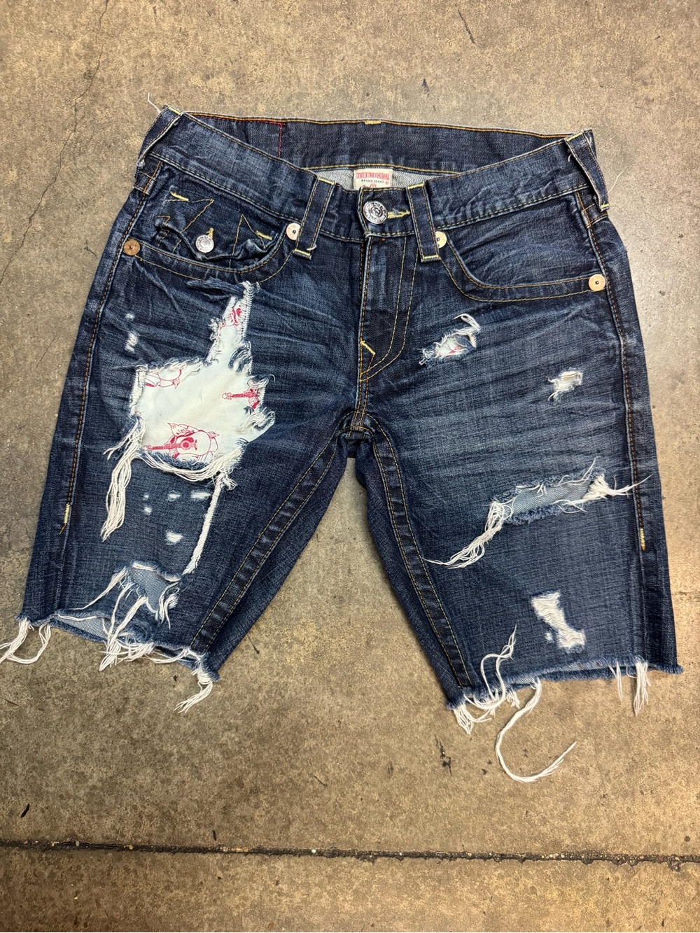Vintage Y2K True Religion Jean Shorts.  Made in USA.
Size 36